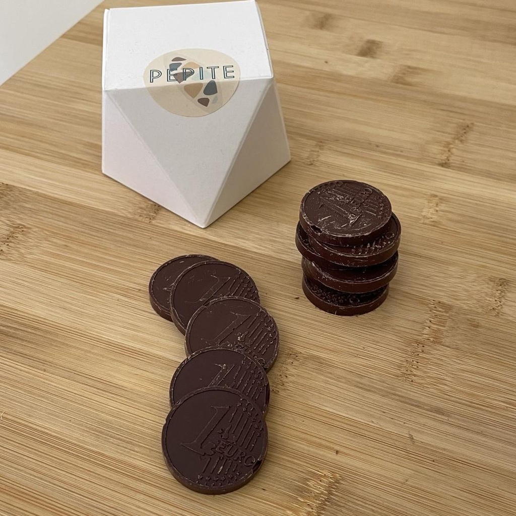 Pièces en Chocolat Noir